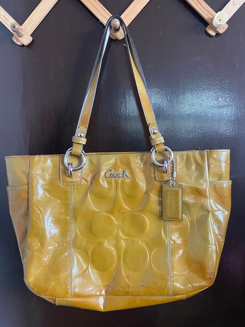 Authentic Coach Patent Bag, Luxury, Bags & Wallets on Carousell