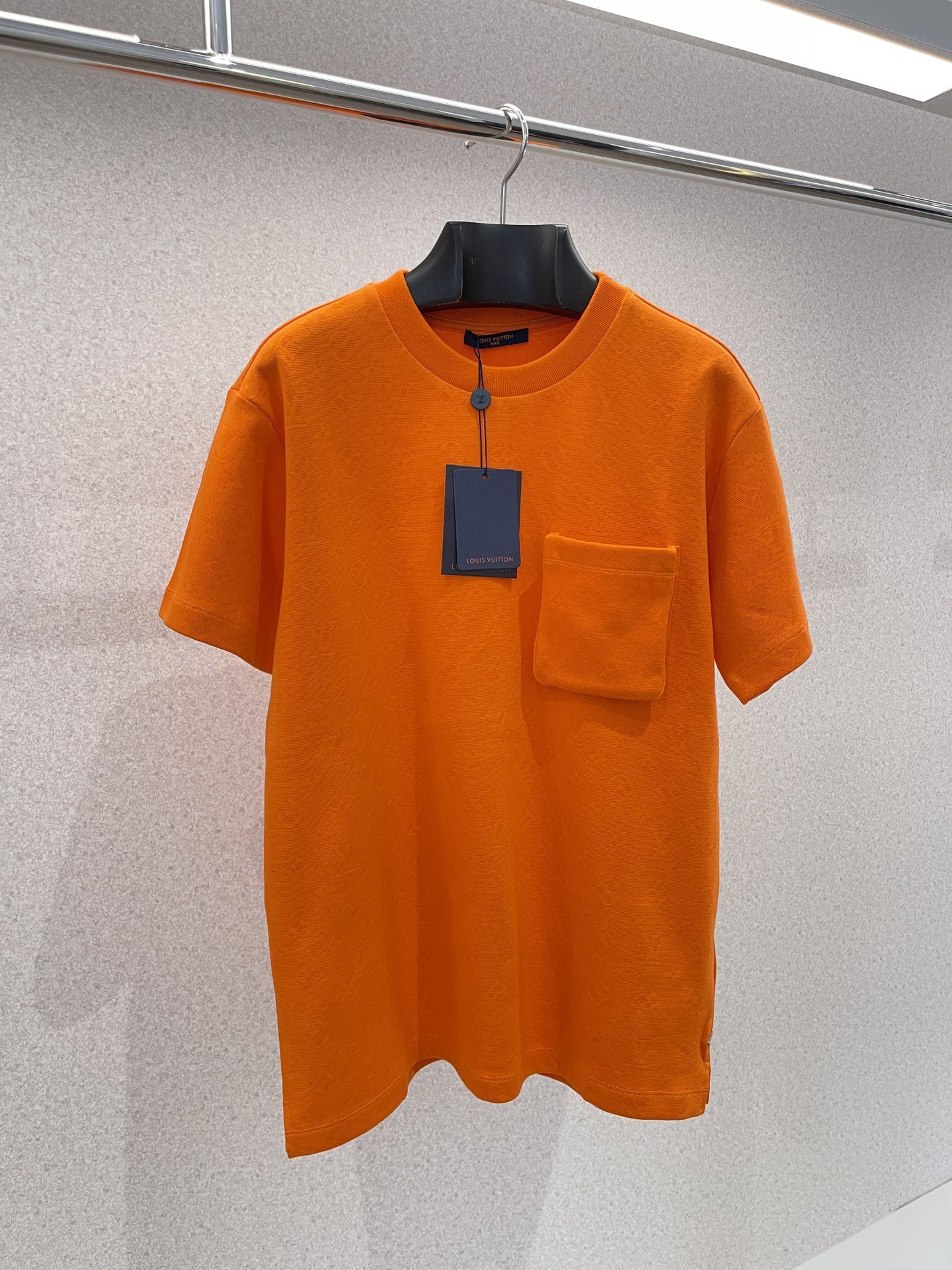 Louis vuitton shirt orange best sale