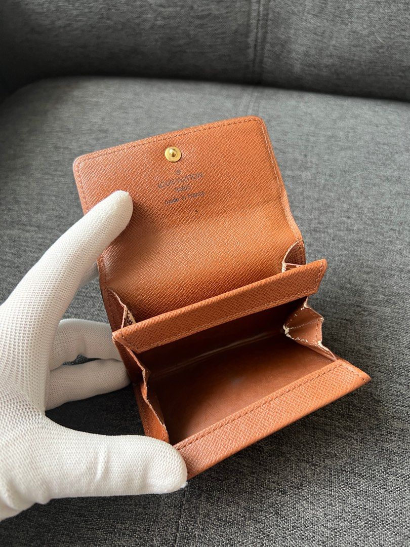 Authentic LV Louis Vuitton Monogram Porte Monnaie Plat Coin Purse Compact  Wallet, Luxury, Bags & Wallets on Carousell