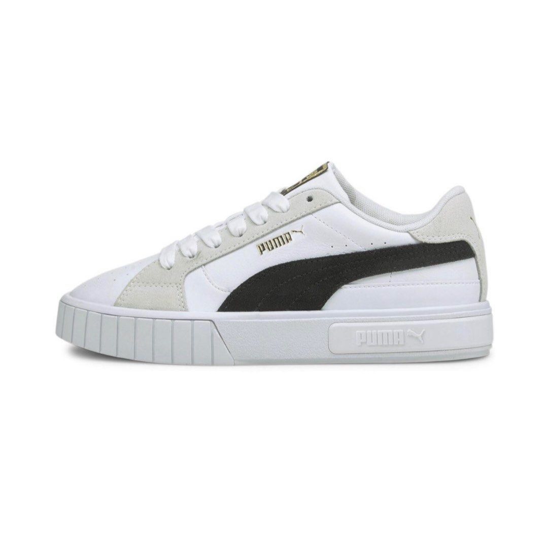 Puma white and black trainers best sale