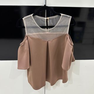 BAJU SABRINA COKLAT