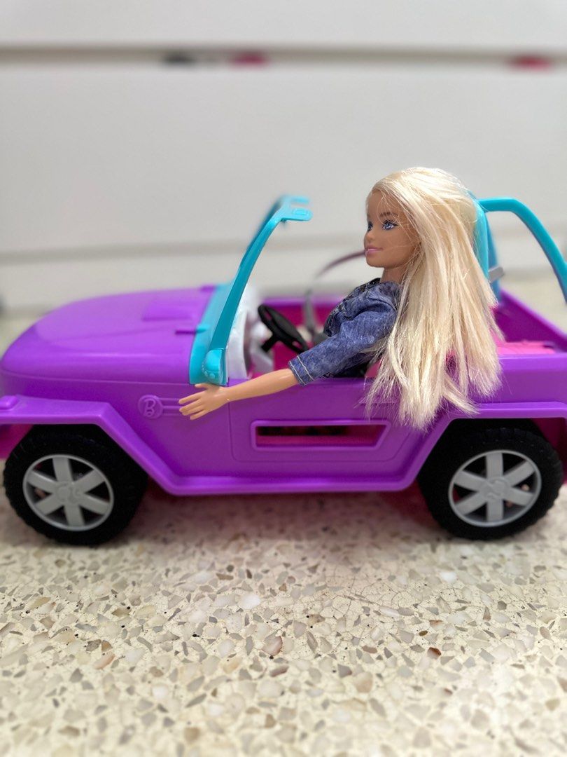 Barbie car set, Hobbies & Toys, Toys & Games on Carousell