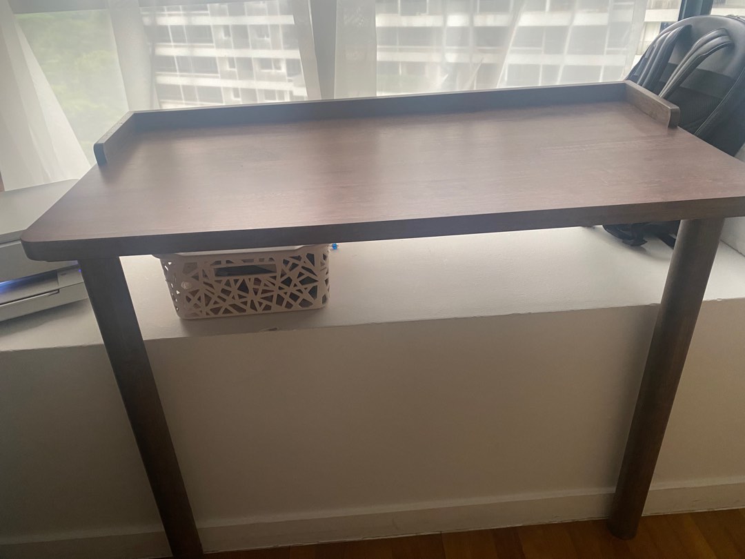 Bay window study table, Furniture & Home Living, Furniture, Other Home