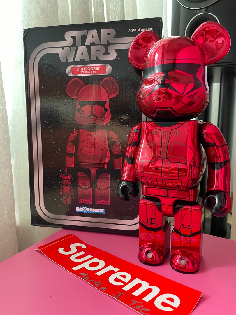 Bearbrick sith trooper 400%, 興趣及遊戲, 收藏品及紀念品, 古董收藏