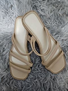 Beige 1 inch Sandals