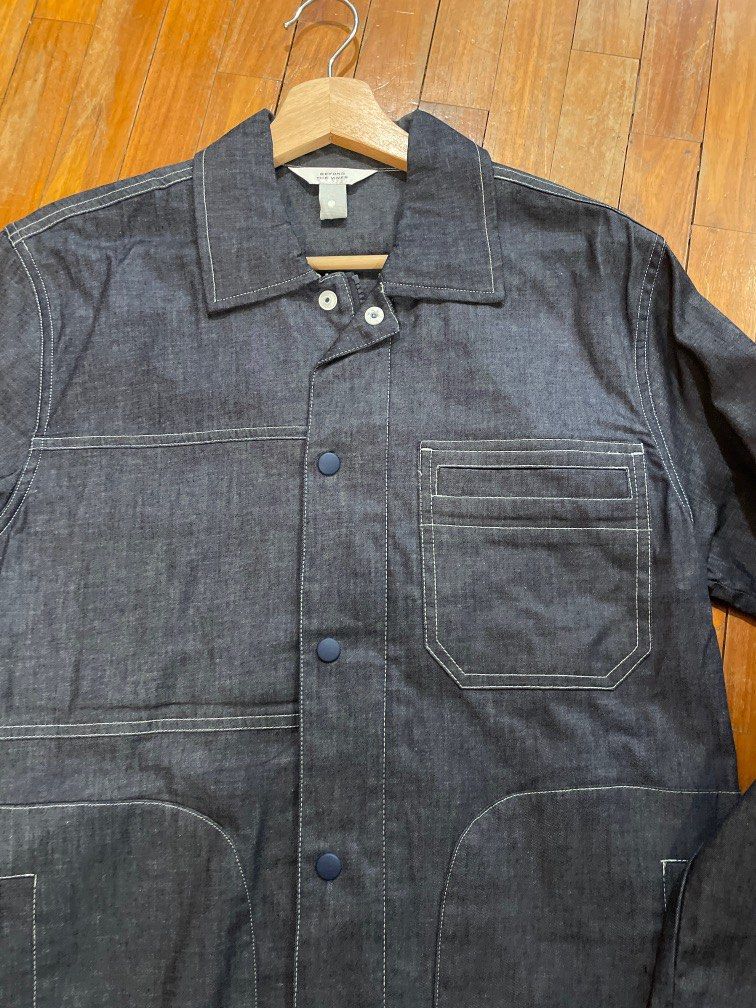 Beyond the vines BTV chambray overshirt mens Men s Fashion Tops