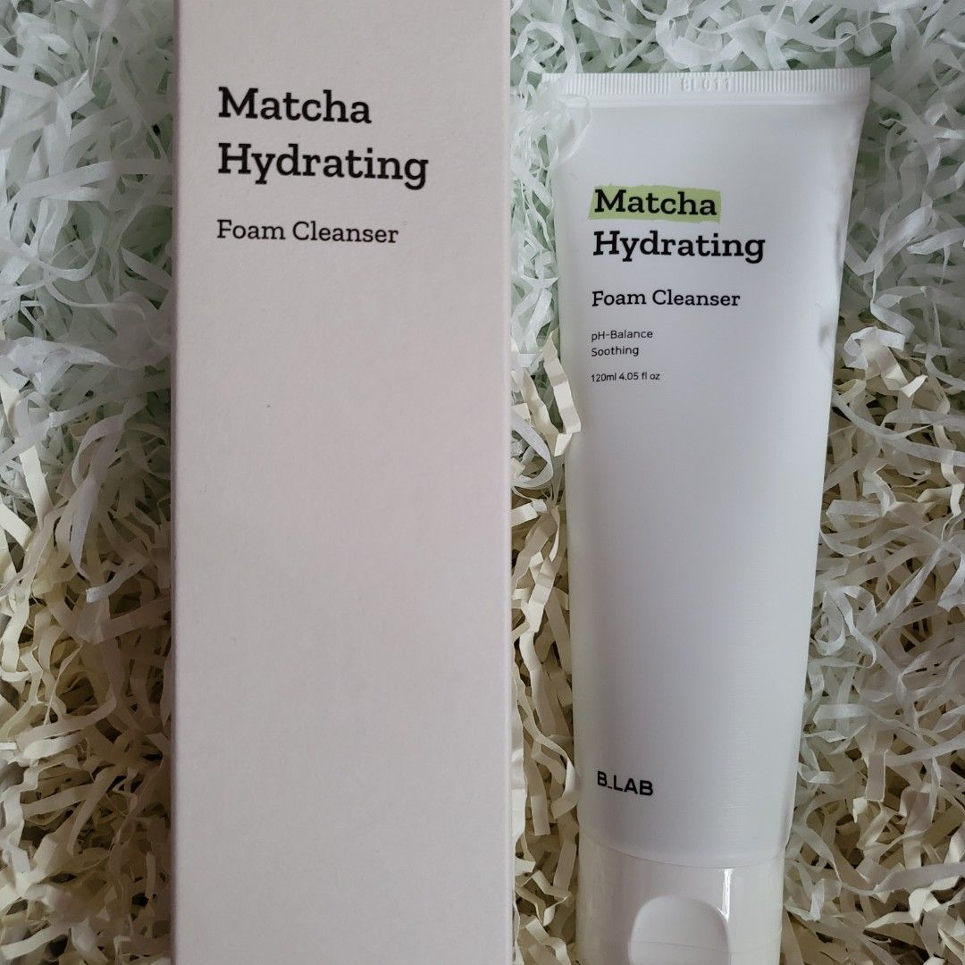 B.lab Matcha Hydrating Foam Cleanser 120ml, Beauty & Personal Care