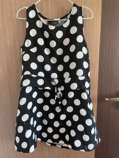 Black and White Polka Dot Dress