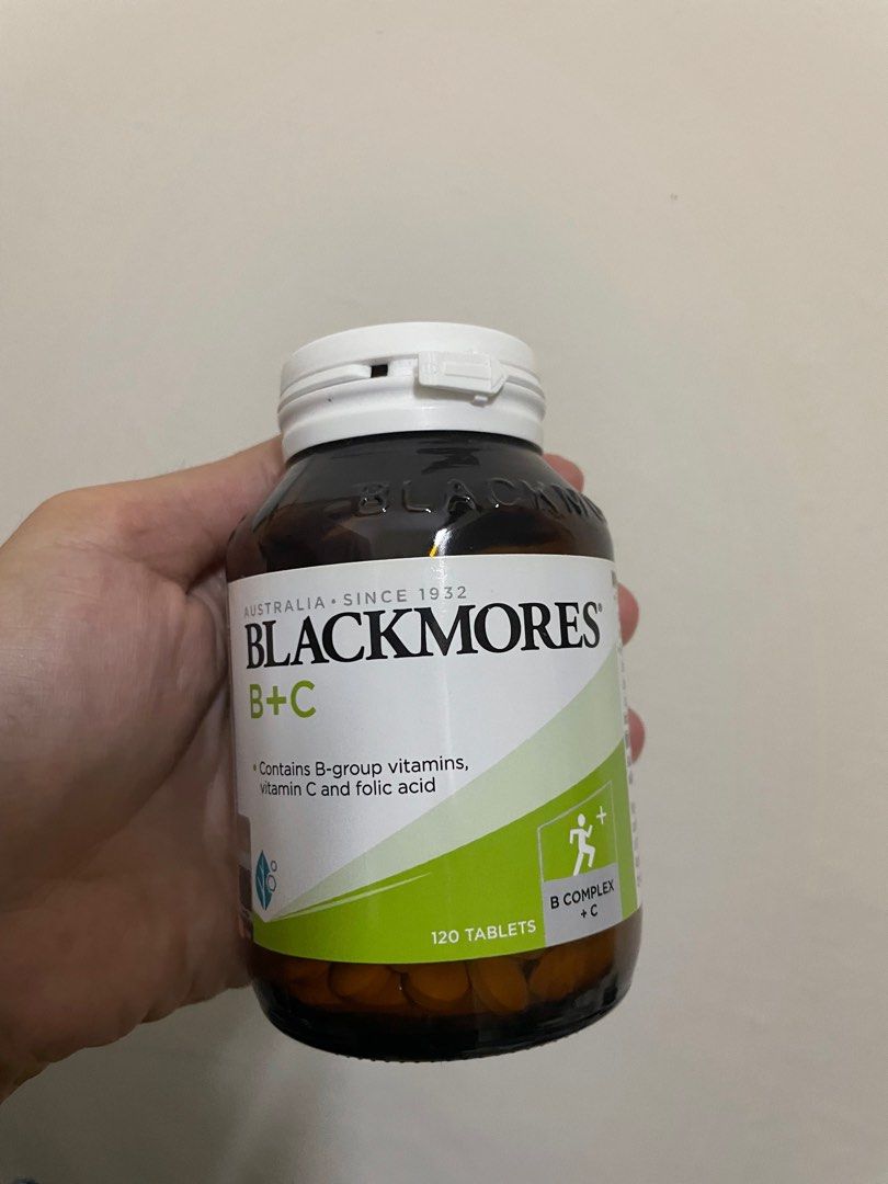 Blackmores Vitamin B+C, Health & Nutrition, Health Supplements