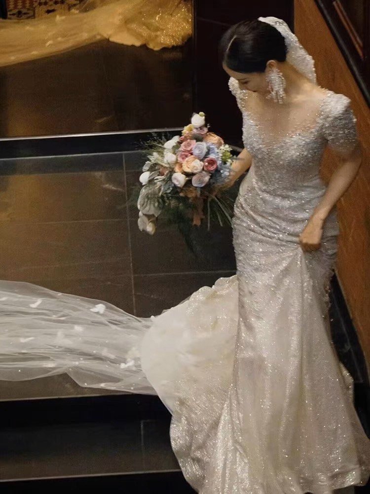White bling shop wedding dresses