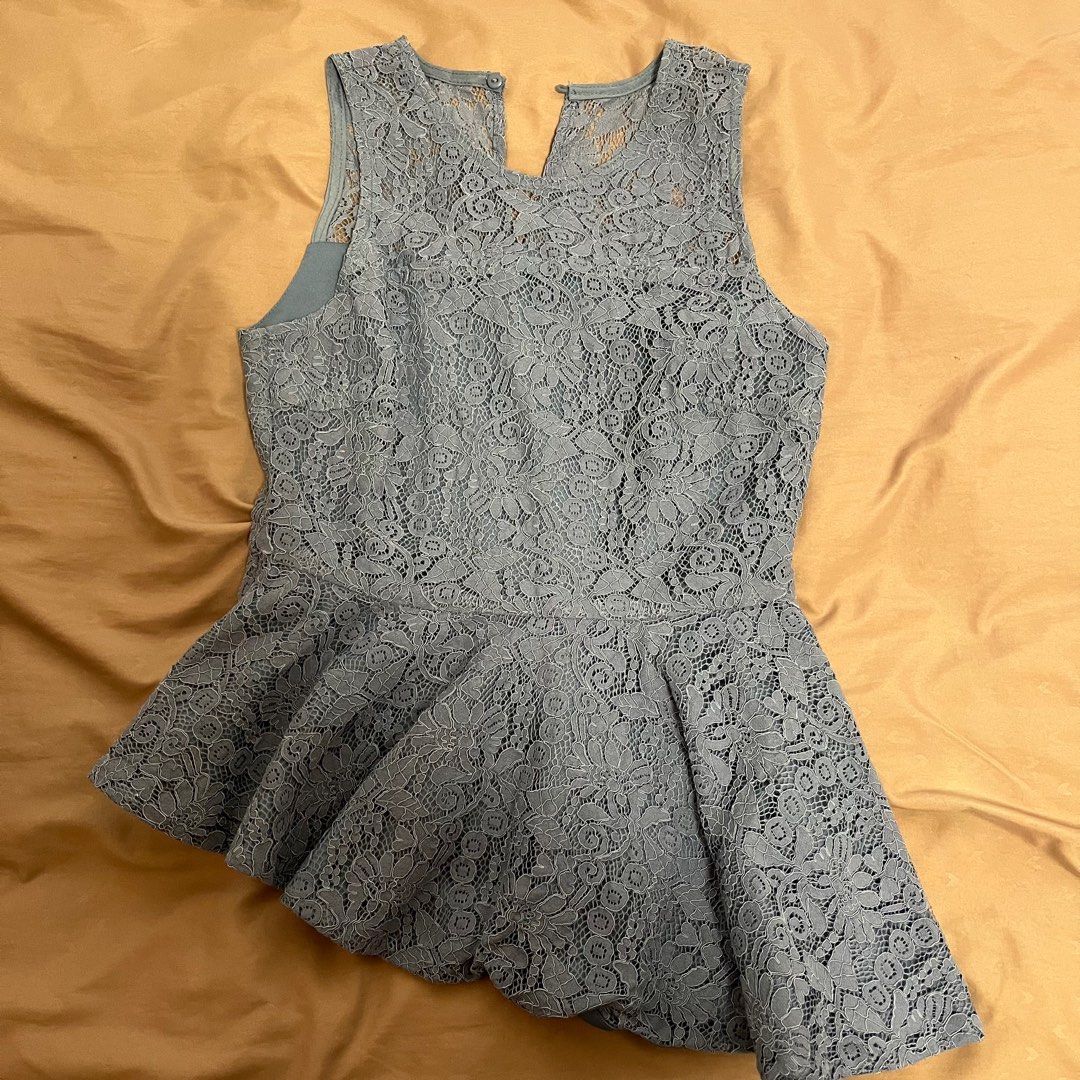 Fayth • Iris Lace Peplum Dress