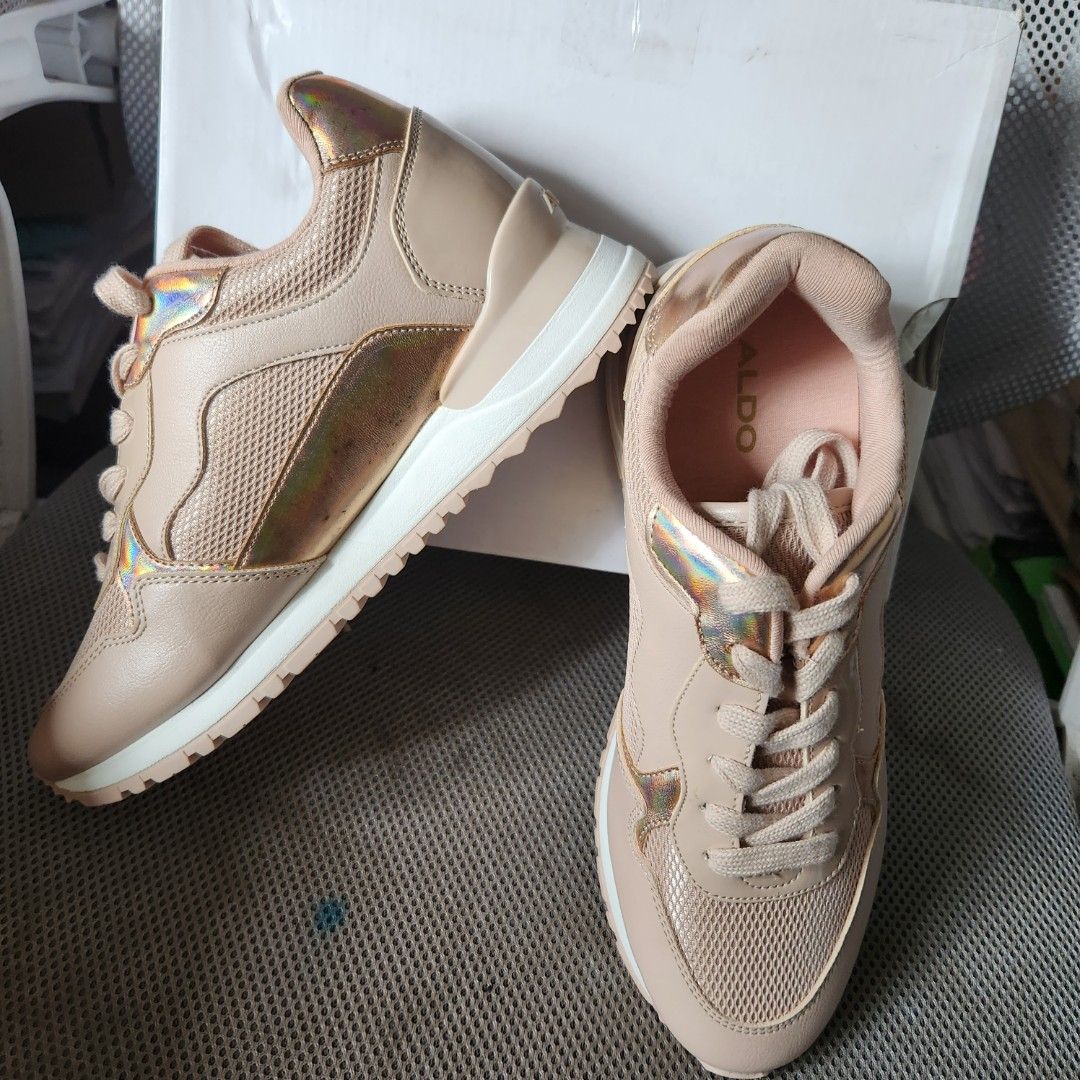 BNew ALDO Drathis Beige Women s Sneakers Rubber Shoes UK6 US8.5 Women s Fashion Footwear Sneakers on Carousell