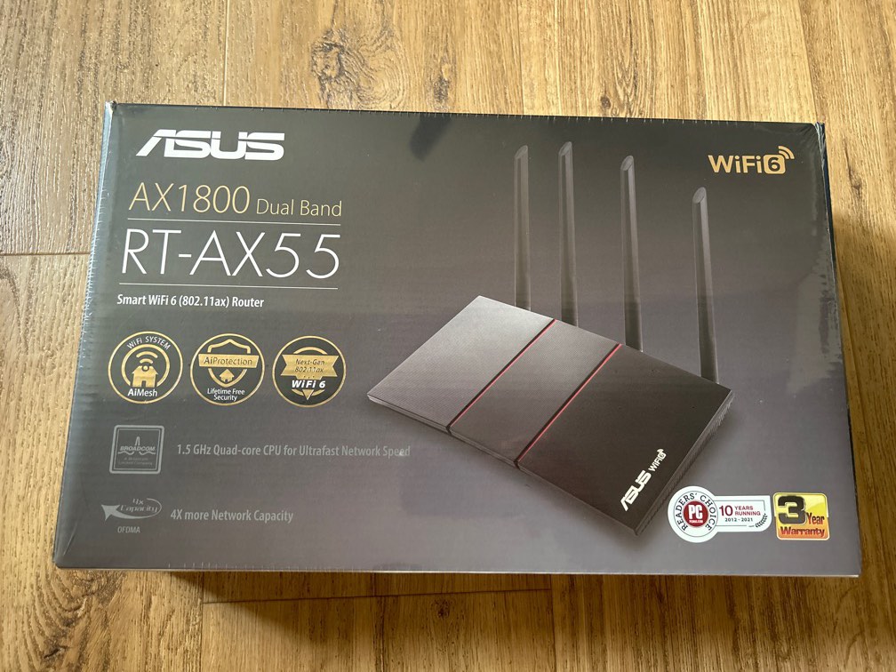 BNIP Asus RT-AX55 Router, Computers & Tech, Parts & Accessories ...