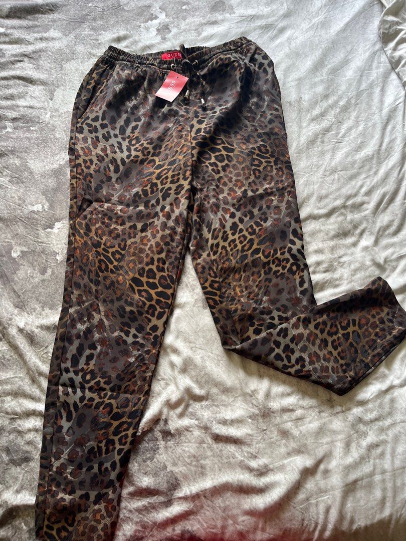 Guess leopard pants new arrivals