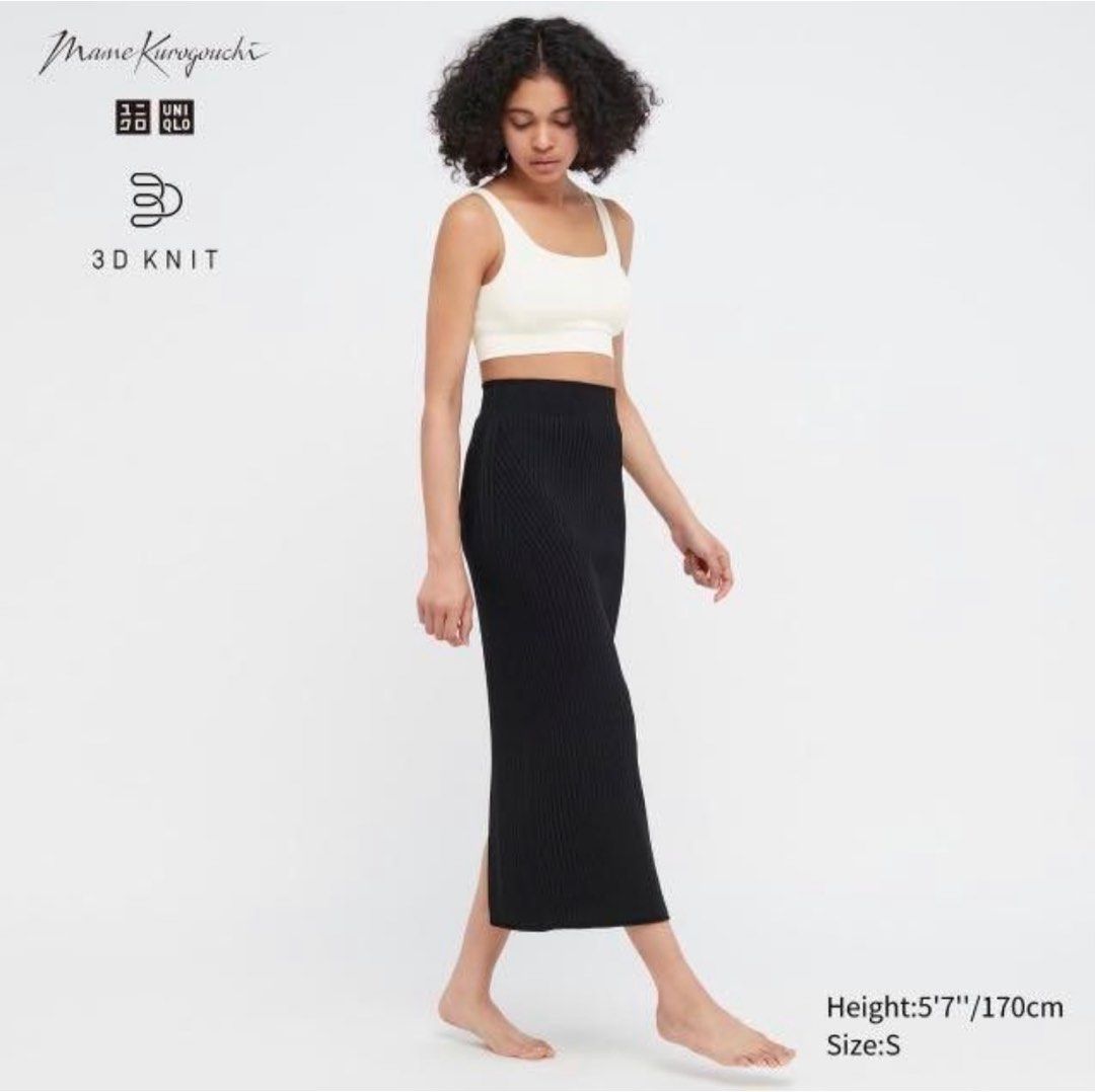 BNWT] Uniqlo x Mame Kurogouchi 3D Knit Ribbed Back Slit Skirt, Women's  Fashion, Bottoms, Skirts on Carousell