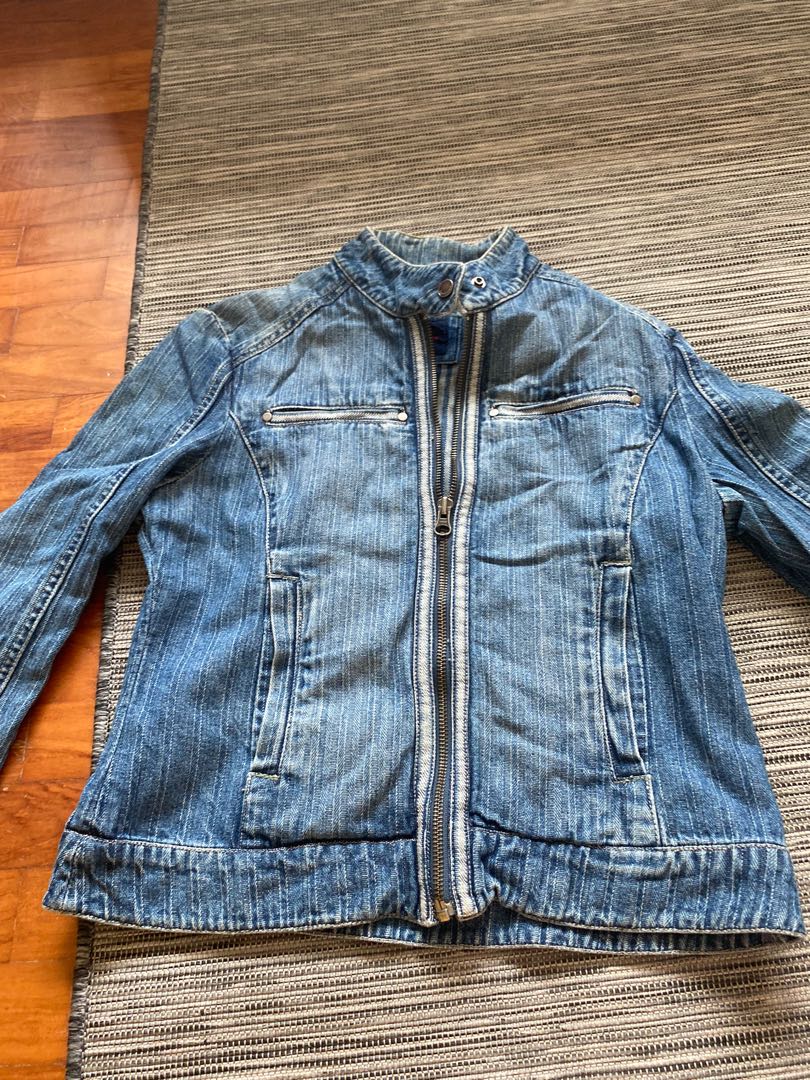 Bossini Denim Jacket Women s Fashion Coats Jackets and Outerwear on Carousell