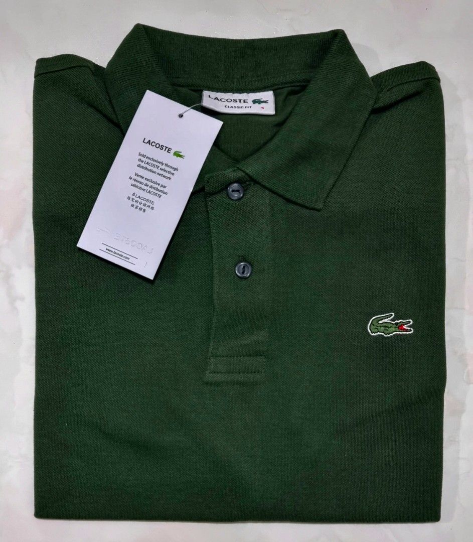 BRAND NEW Lacoste Polo Tee Black Only