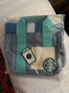 BRAND NEW: Starbucks Colour-Block Mini Bag in blue