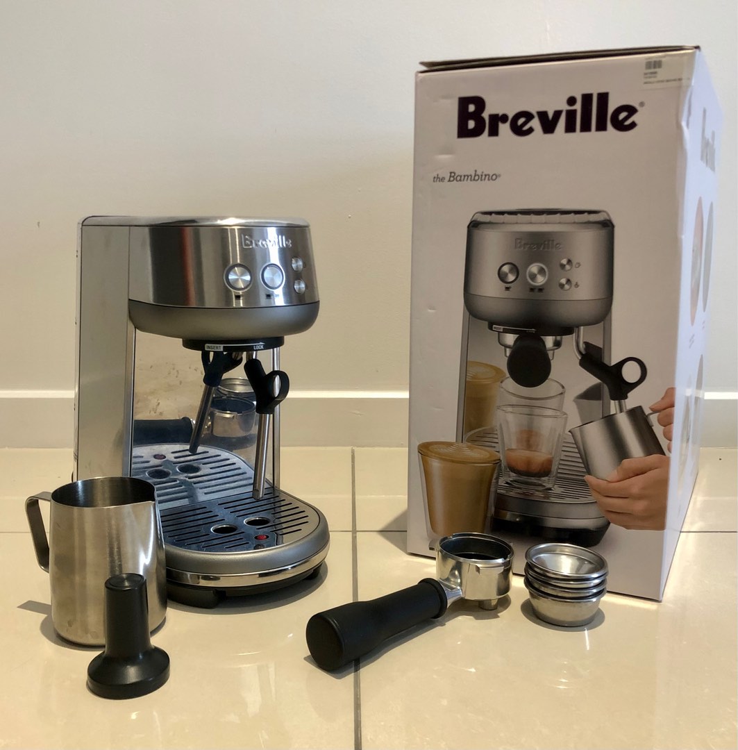 Breville the Bambino BES450 Espresso Coffee Machine Brushed Stainless