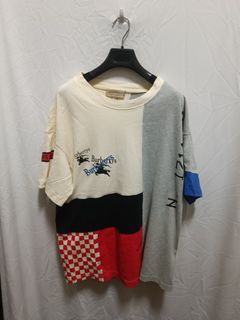 BURBERRY tricolor tee *medium/large