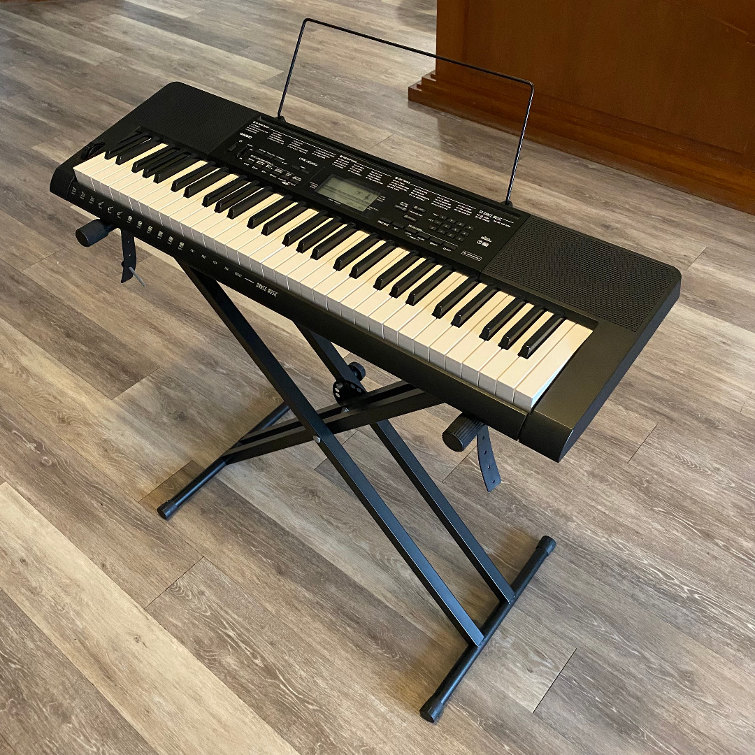 Casio CTK 3500 61 key Portable Keyboard With Stand Hobbies