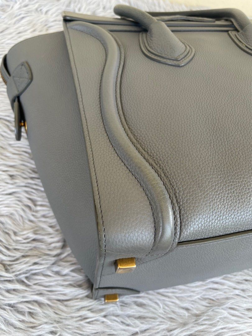 Celine Micro Luggage Kohl, Luxury, Bags & Wallets on Carousell