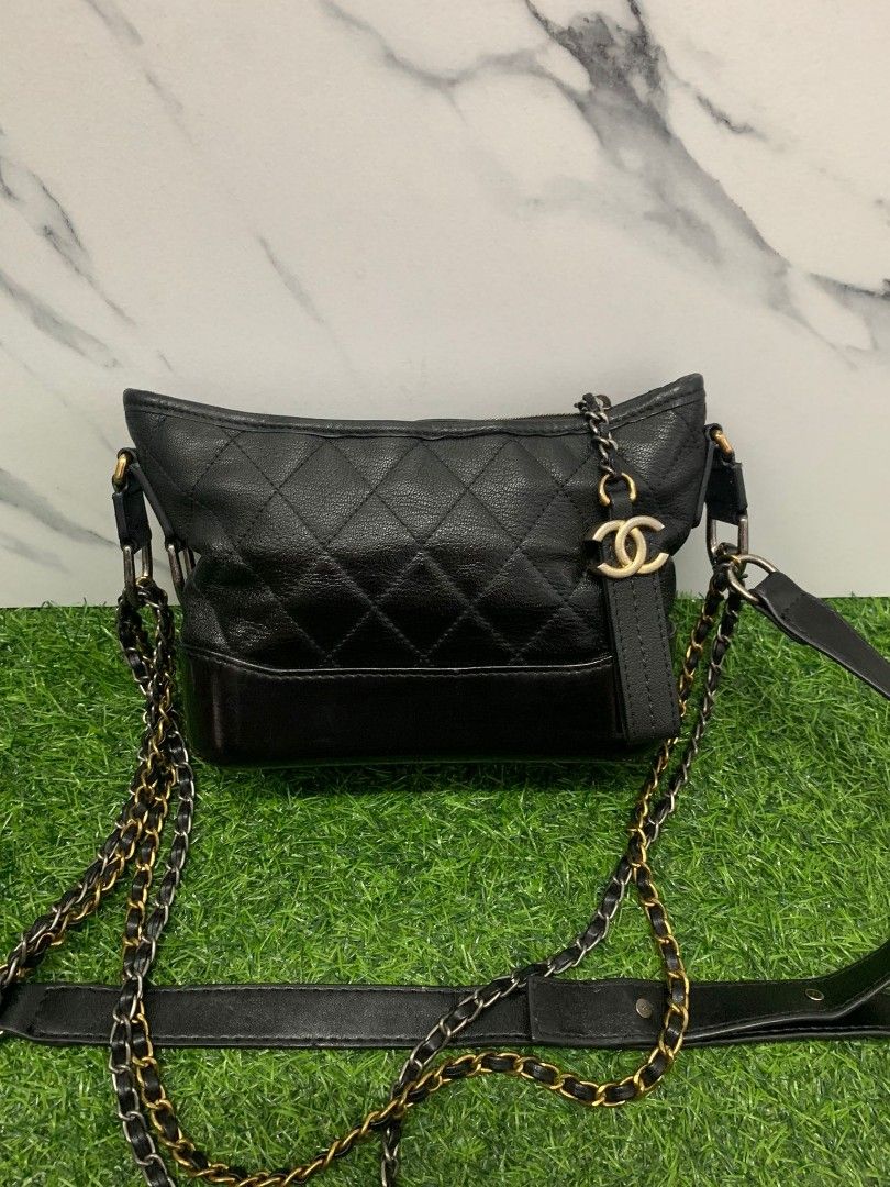Gabrielle leather crossbody bag Chanel Black in Leather - 35868421