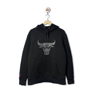CHICAGO BULL BLACK HOODIE JACKET