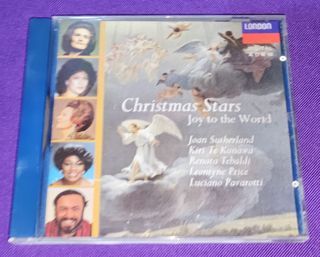 Christmas Stars - Joy to the World - CD Mint - Joan Sutherland Kiri Te Kanawa Renata Tebaldi Leontyne Price Luciano Pavarotti