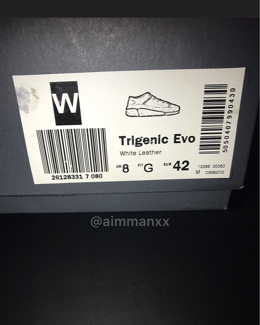 clarks trigenic evo white