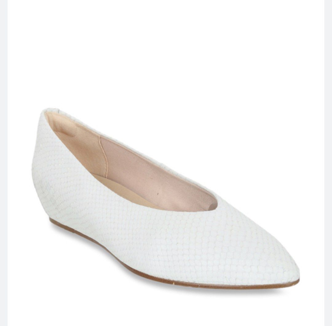 Clarks white wedges store