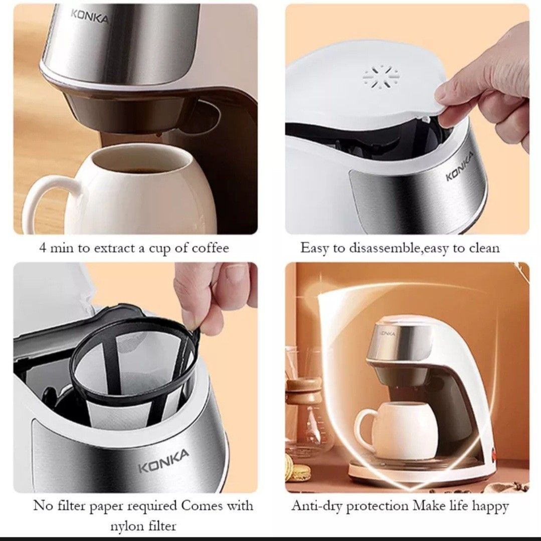 Coffee Machine Automatic Dripping Coffee Maker, TV & Home Appliances