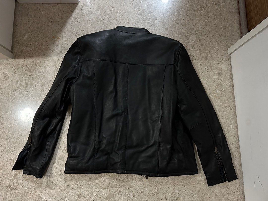 Cole haan smooth lamb moto jacket sales
