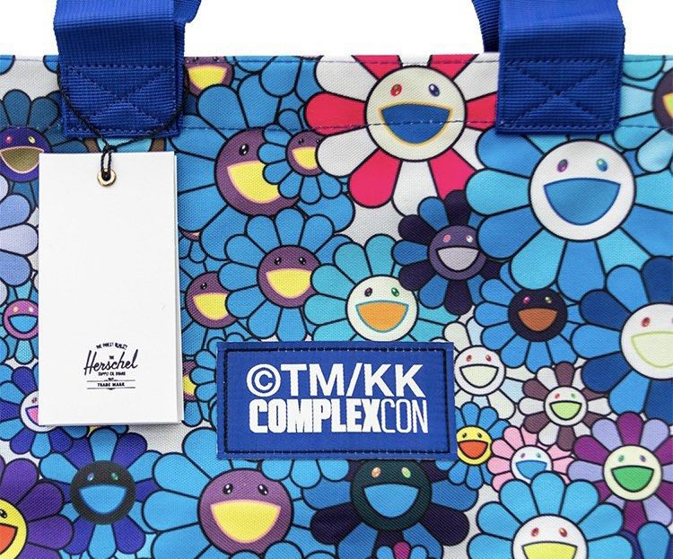 新作人気モデル 🇯🇵日本直送🇯🇵原裝村上隆太陽花Complexcon Herschel手提袋 x バッグ