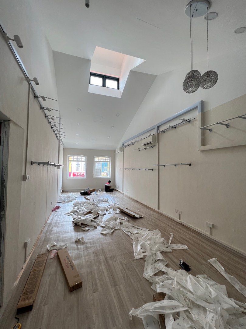 Contractor and Dismantle Disposal and Disposal and painting and Hacking and partition wall and Removal and Clearing and Dismantle and Assemble and Transportation.63109199984385111
