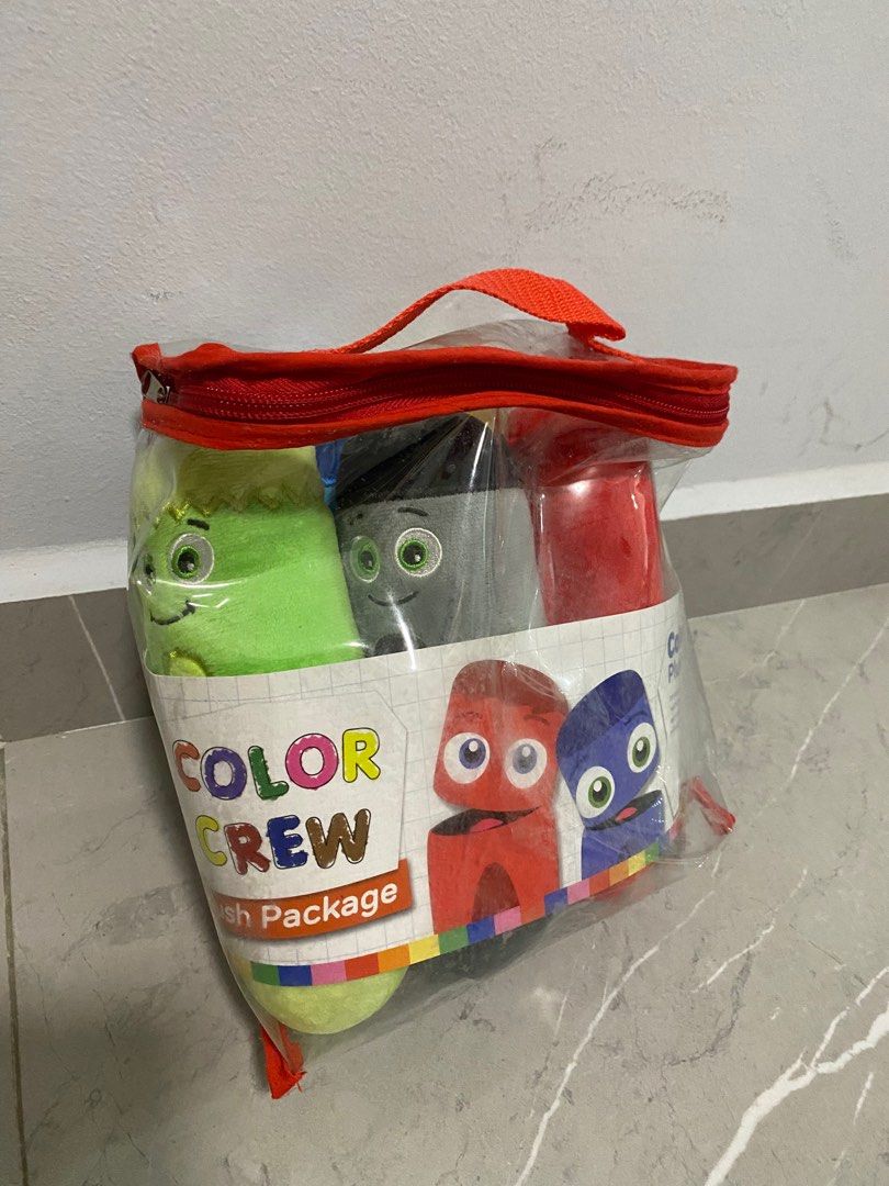 Color crew talking plush crayons hot sale