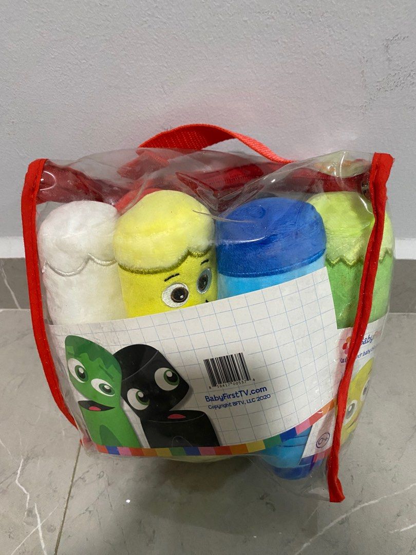 Interactive color crew plush set cheap