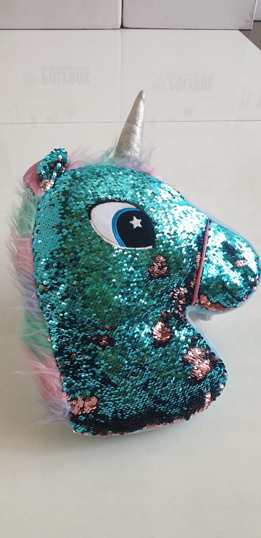 Unicorn flip clearance sequin pillow