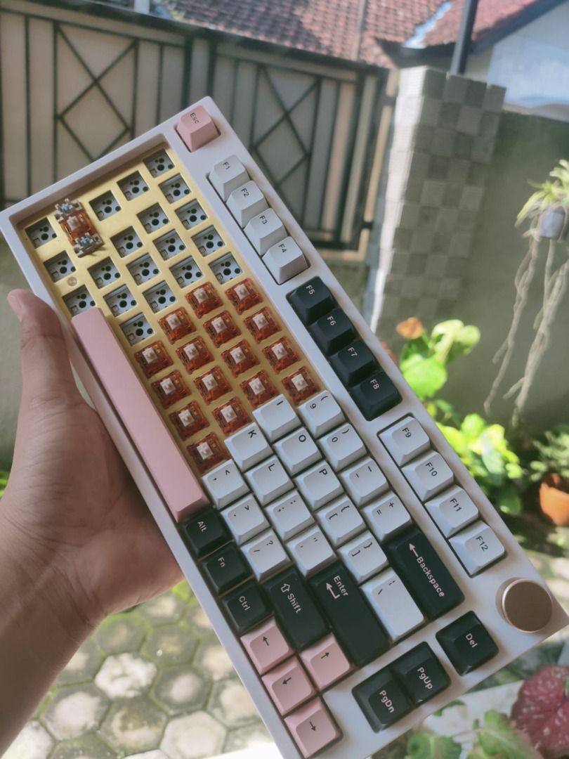 Dijual keydous NJ80 Brass Plated, Switch: Pressplay Jupiter Tactile