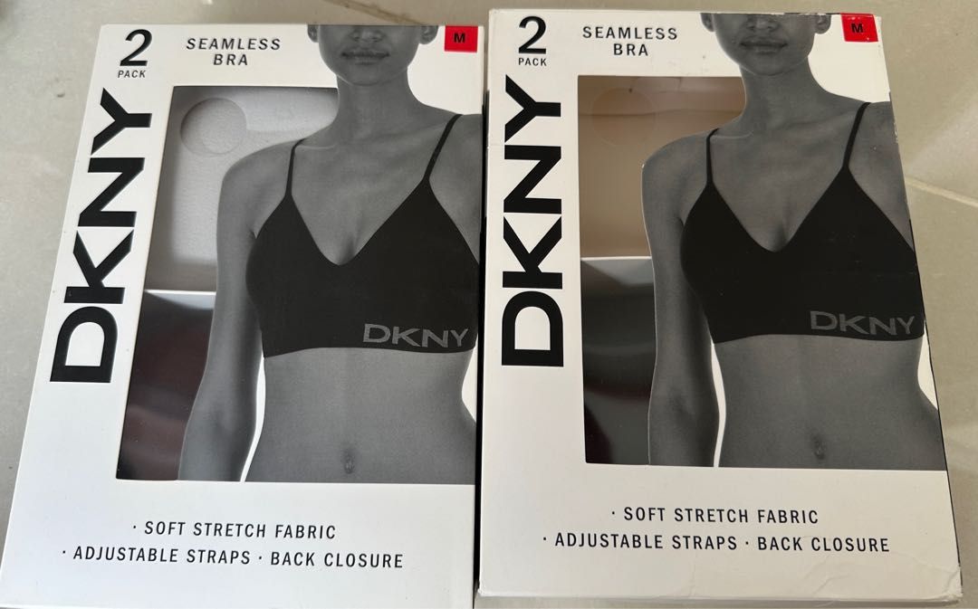 DKNY Seamless Bralette 2 pack, 女裝, 內衣和休閒服- Carousell