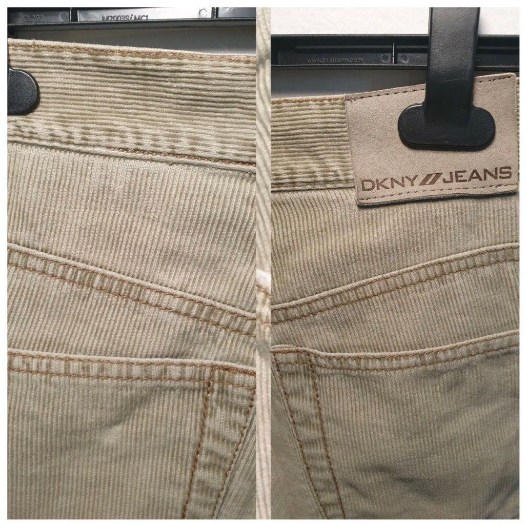 DKNY Mens Trousers Navy Blue W 30 Herringbone Cotton Wool Tweed Pants | eBay