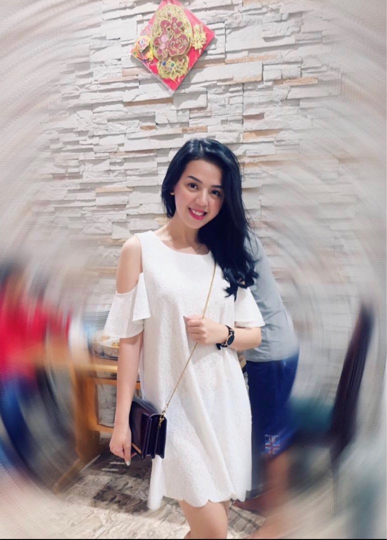 Dress putih simple top