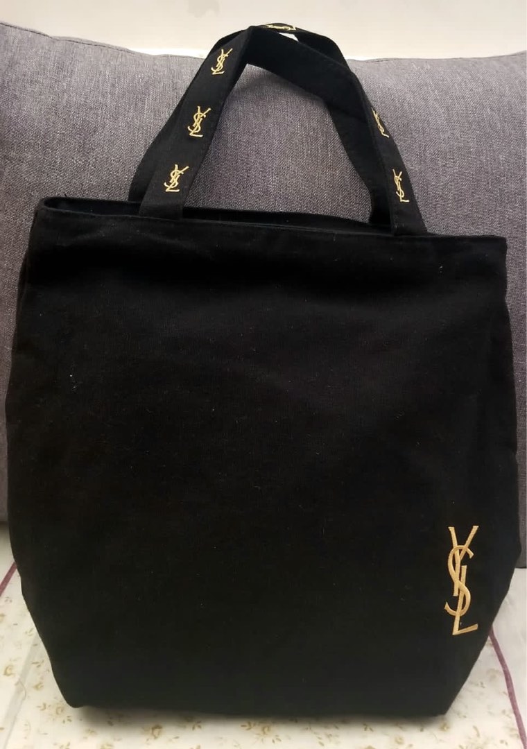 *DUBAI LUXURY* Authentic YSL Parfums Canvas Tote, Women's Fashion, Bags