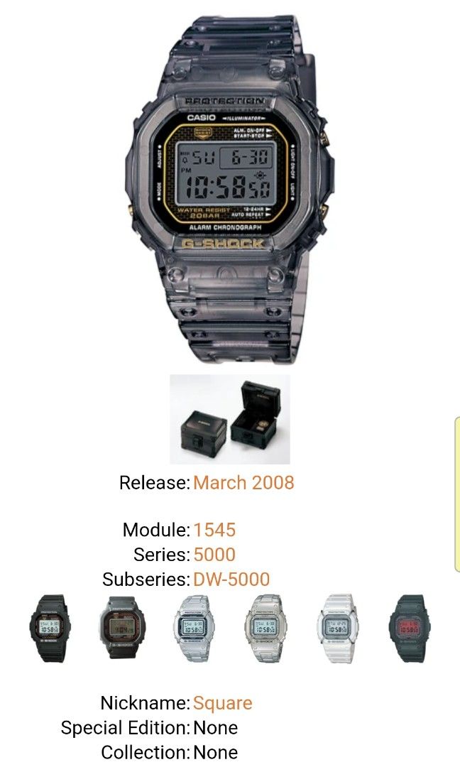 DW 5025D 8 Ocean Gray 25th Anniversary Men s Fashion Watches Accessories Watches on Carousell