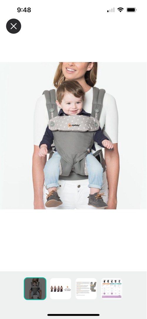 Ergobaby dewy grey store
