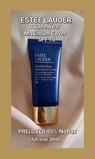 ESTEE LAUDER DoubleWear MAXIMUM COVER  SPF15 (PRELOVED 95%  NoBox)