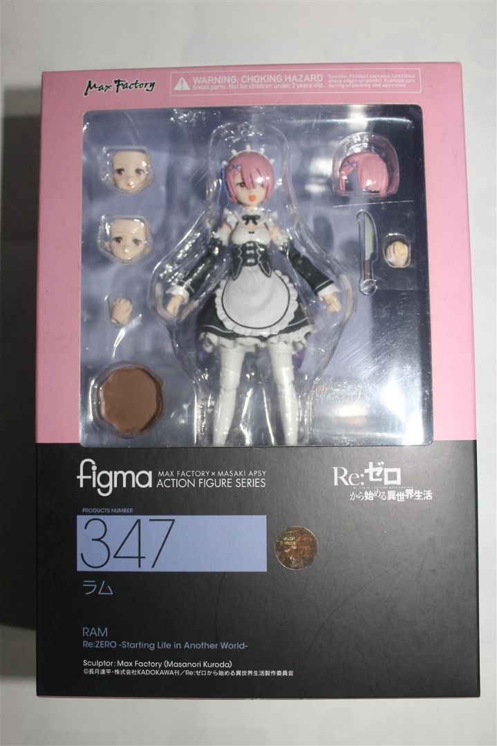 Figma Re Zero Set 346 Rem and 347 Ram (Category: Figurines & Statues) located in Manila. Submitted by gimsamonte (Listing ID 1234406411, Image 2). Description: bib.