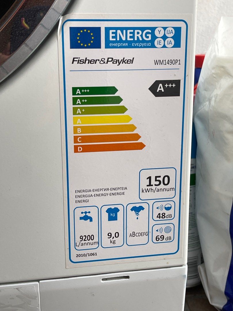 Fisher &Paykel 9KG front load washer, TV & Home Appliances, Washing