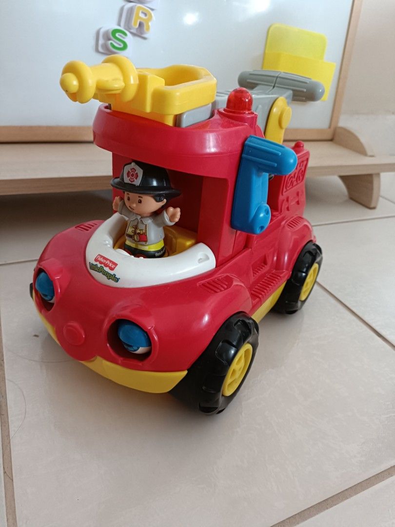 Fisher price hot sale fire truck vintage