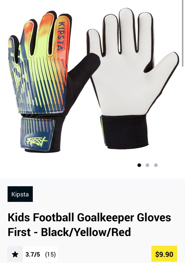 Goalkeeper shop gloves kipsta